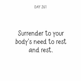 surrender to rest
