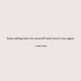 take time for yourself