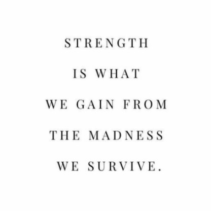 strength is what we gain